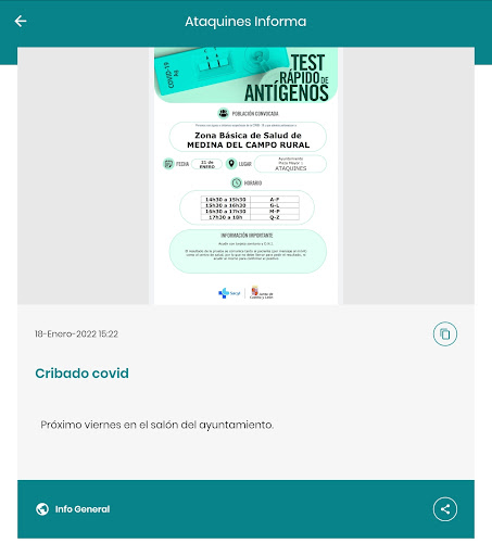 Ataquines Informa Screen 3
