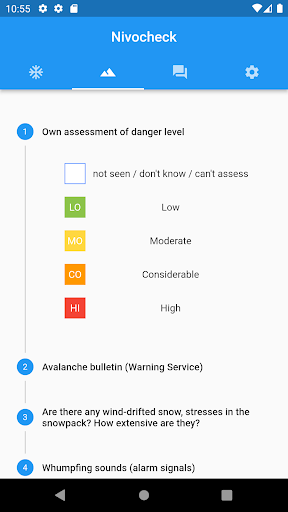 Nivocheck Screen 2
