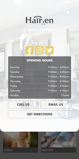 Hairven Salons Screen 2