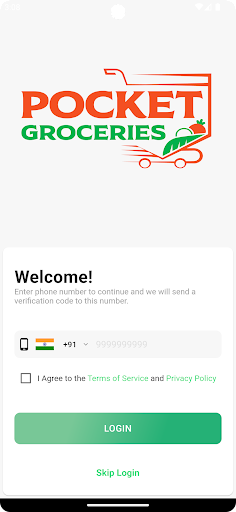 Android application Pocket Groceries screenshort