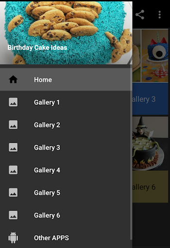 Android application Birthday Cake Ideas screenshort