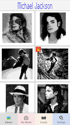 Michael Jackson Art of Pixel - Screenshot 1