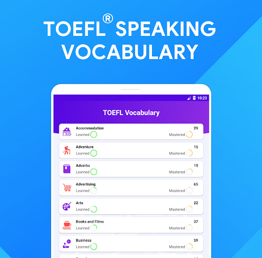 Screenshot of Speaking: TOEFL® Speaking