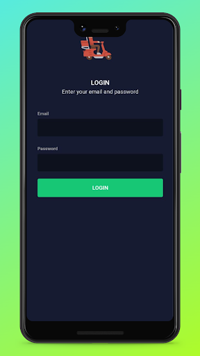 Android application Foodzy Rider screenshort
