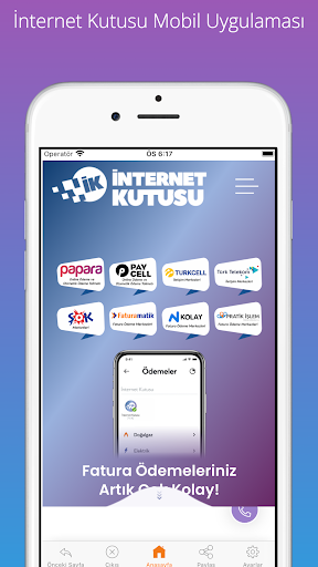 Android application İnternet Kutusu screenshort