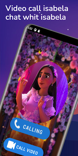 Android application Fake Call Isabela encanto screenshort