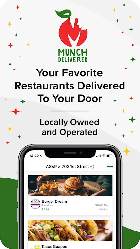 Android application Munch Delivered screenshort