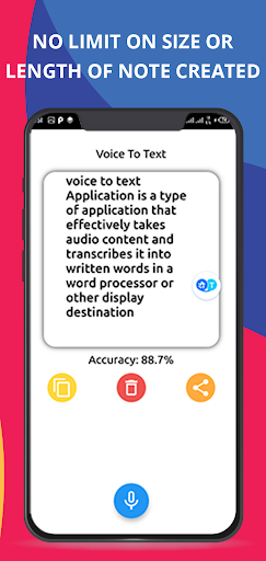 Voice to text Voice typing app Screen 2