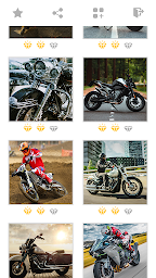 Jigsaw Motorcycle Puzzles: Smart Mosaic Games