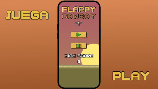 Android application Flappy Cowboy screenshort