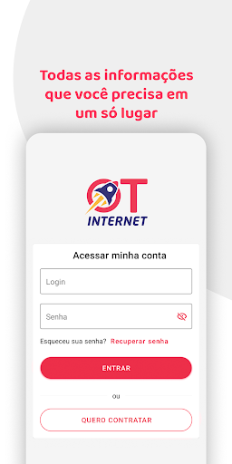 Android application OT Internet + screenshort