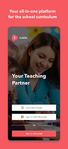 Android application Toddle Educator screenshort