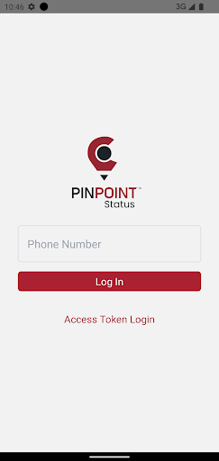 Android application PinPoint Status screenshort