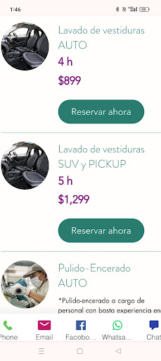 Car Wash App Screen 2