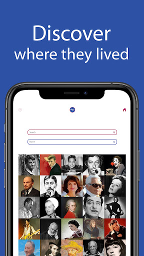 Android application Paris Celebrity Guide screenshort
