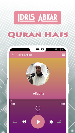 Android application Holy Quran by Idriss Abkar screenshort