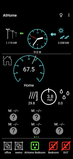 Android application AtHome - Smart home controller screenshort