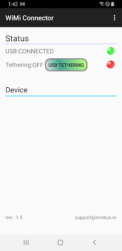 Android application WIMI Connector screenshort