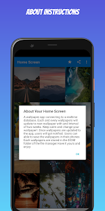 Home Screen - A wallpaper app
