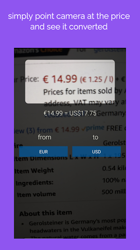 scan currency converter Screen 3