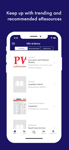 IISU eLibrary Screen 2
