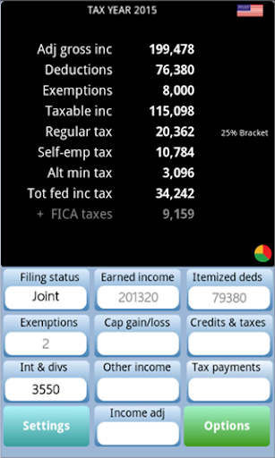 Android application TaxMode: Income Tax Calculator screenshort