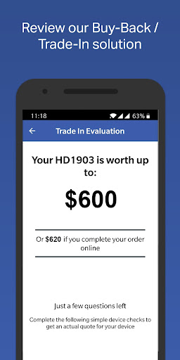 Android application Blancco Mobile Solutions screenshort