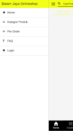 Android application Batam Jaya Onlineshop screenshort