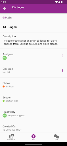 ZingHub Screen 2