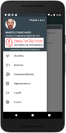 Android application FKmob - o app do sistema FK screenshort