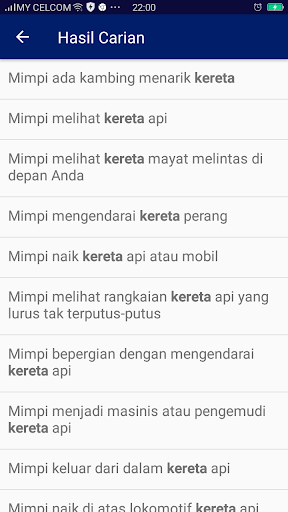 Apa mimpimu? Screen 2