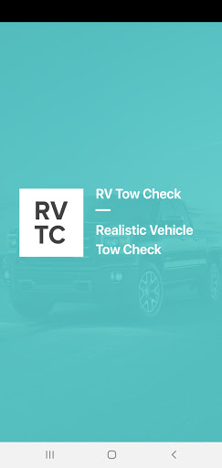 Android application RV Tow Check screenshort