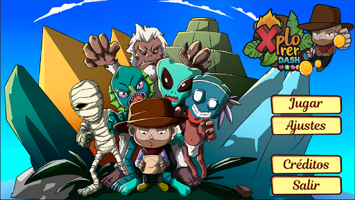 Android application Xplorer Dash screenshort