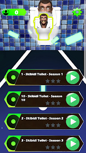 Skibidi Toilet Game Tiles Hop