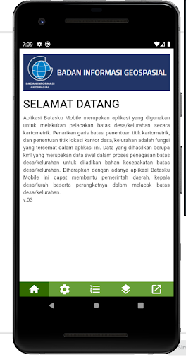 Android application Batas Desa screenshort