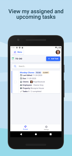 BEHAVE Portal Screen 2