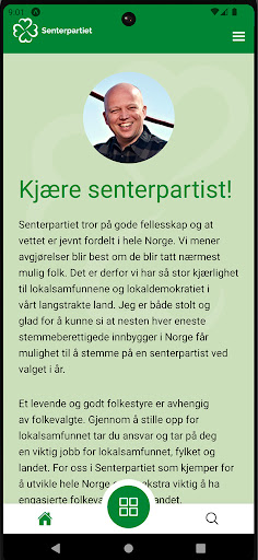 Android application Valgkamphefte 2023 screenshort