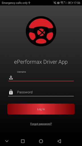 ePerformax Driver App Screen 3