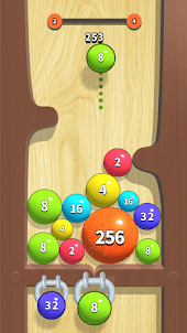 2048 balls: merge number