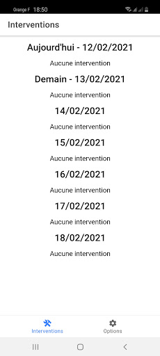 Android application EMS Mobile screenshort