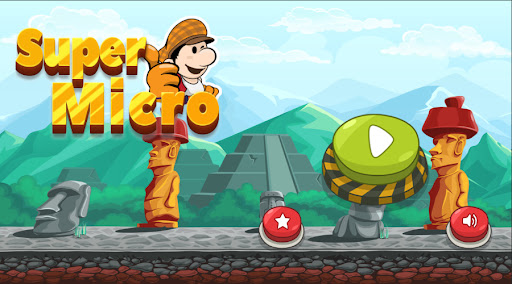 Android application Super Micro World - Run Game screenshort