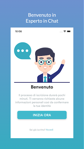Android application Esperto in Chat - Clienti screenshort