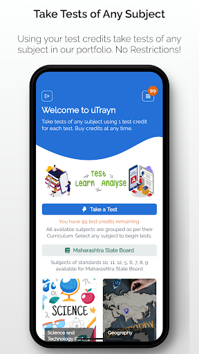 uTrayn Screen 2
