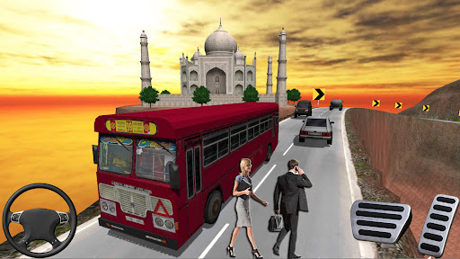 Indian Coach Bus Driving Games 4.7 screenshots 1