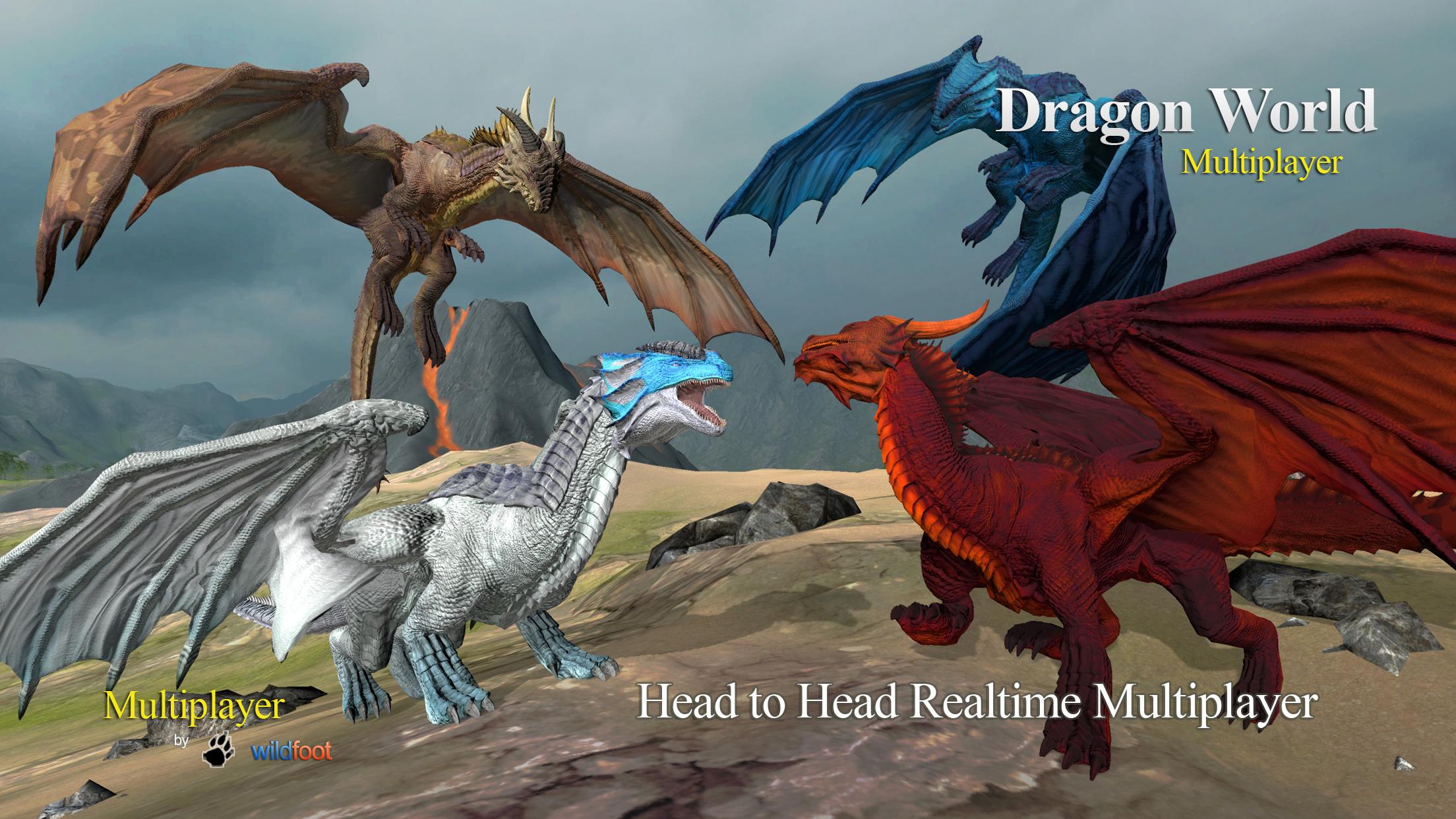 Android application Dragon Multiplayer 3D screenshort