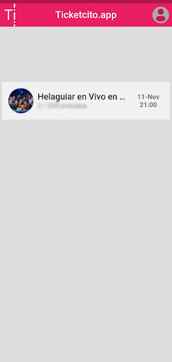 Android application Ticketcito.app screenshort