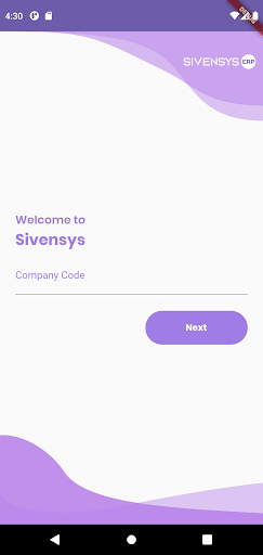 Android application Sivensys screenshort