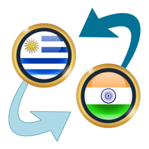 UYU Peso x Indian Rupee logo