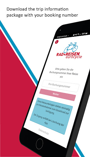 Android application Eurocycle screenshort