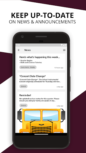 Android application Sidney Central School District screenshort